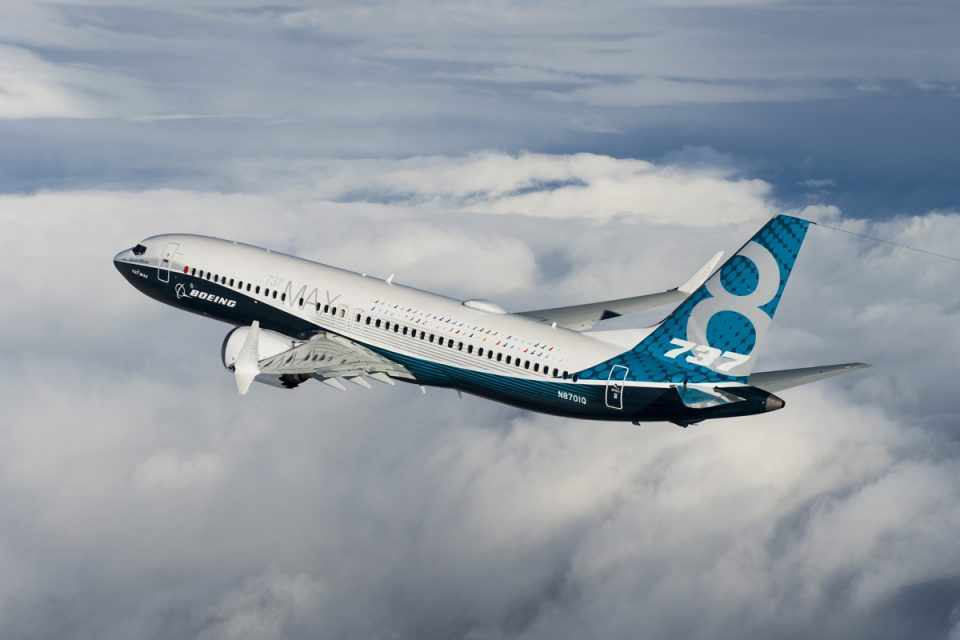 Com os motores consumindo menos combustível, o 737 MAX 8 tem alcance de 6.510 km (Boeing)