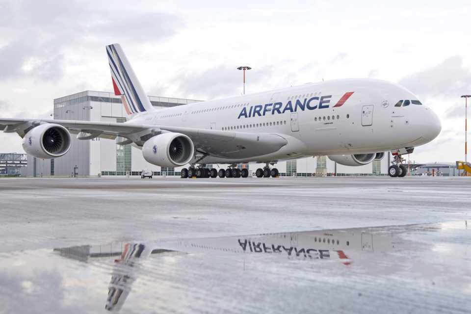 A Air France possui uma frota com 10 aeronaves A380 (Air France)