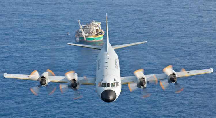 O P-3 Orion, apesar da idade, continua sendo um dos melhores aviões de patrulha marítima (FAB)