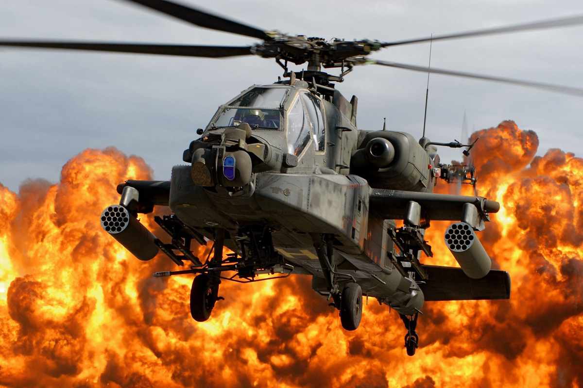 O Apache, fabricado nos EUA, é um dos helicópteros mais avançados do mundo (US Army)