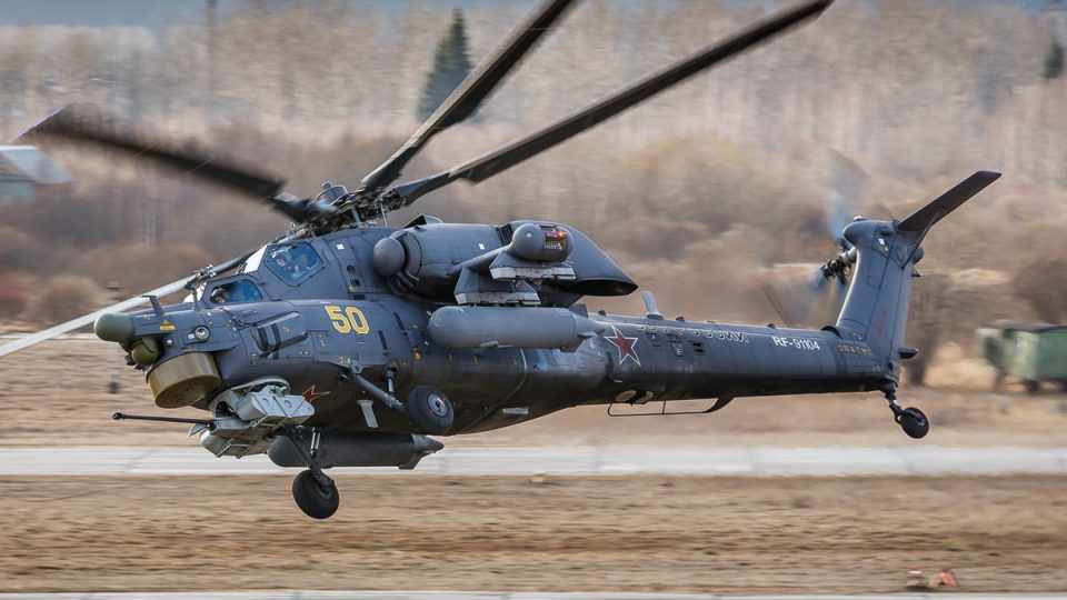 O canhão do Mi-28 pode atingir alvos a 1,5 km de distância com precisão (Divulgação)