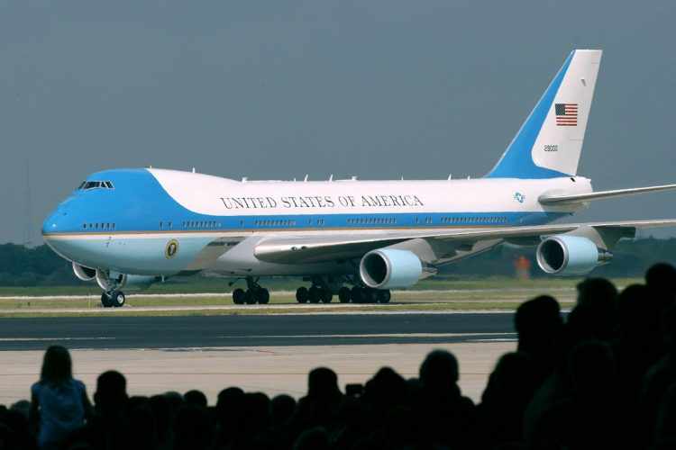 O Air Force One atual entrou em operação em 1990 (USAF)