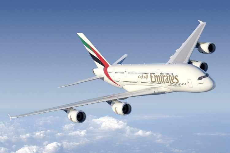 A Emirates possui mais de 260 aeronaves e voa para 164 destinos (Emirates Airlines)