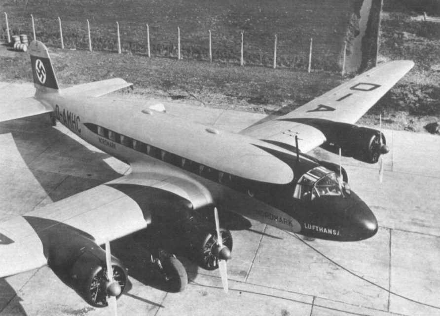 A companhia alemã Lufthansa foi o principal operador do Condor na versão comercial (Domínio Público)