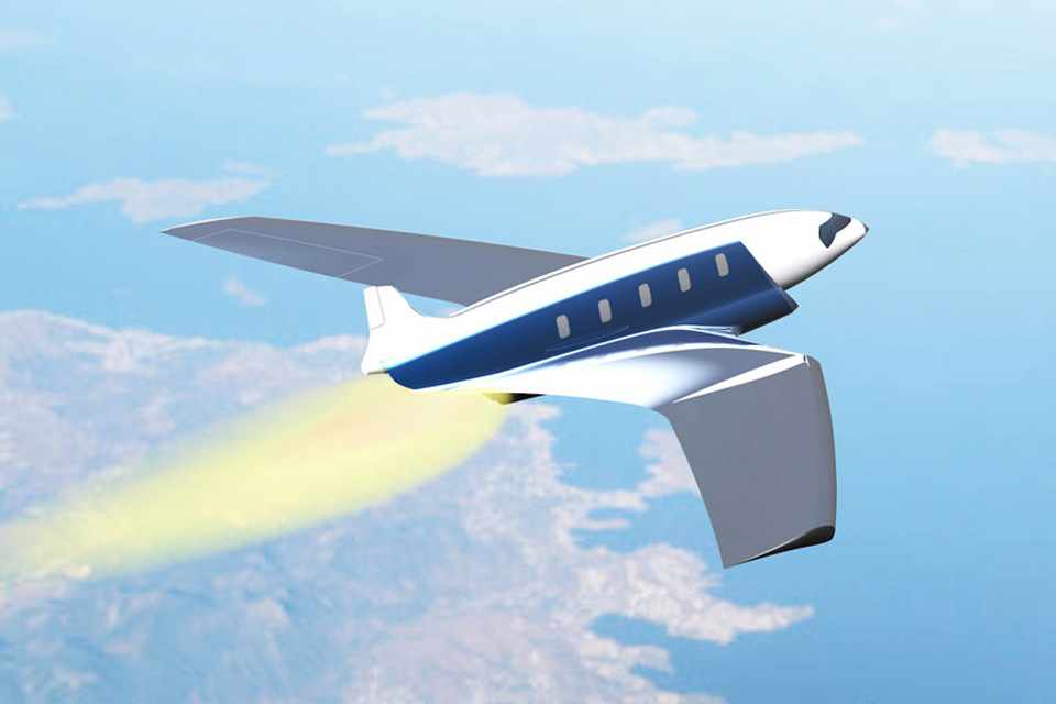 Jato hipersônico Antipode: projeto propõe aeronave capaz de voar a 26.000 km/h (Divulgação)