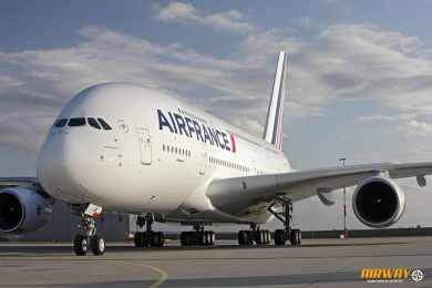 A Air France opera uma frota de 10 A380