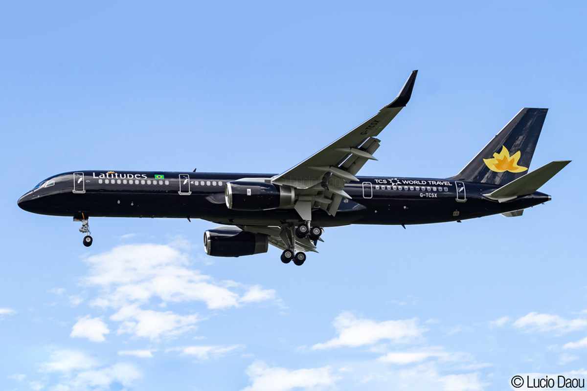 O Boeing 757 executivo da expedição: volta ao mundo em 24 dias (foto: Lucio Daou)