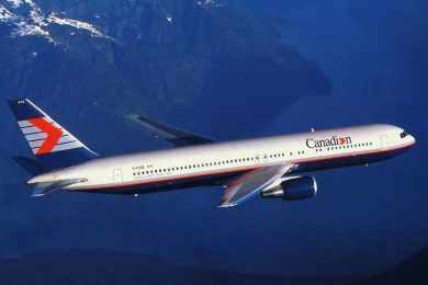 A Canadian Airlines voava para o Brasil antes de ser comprada pela Air Canada