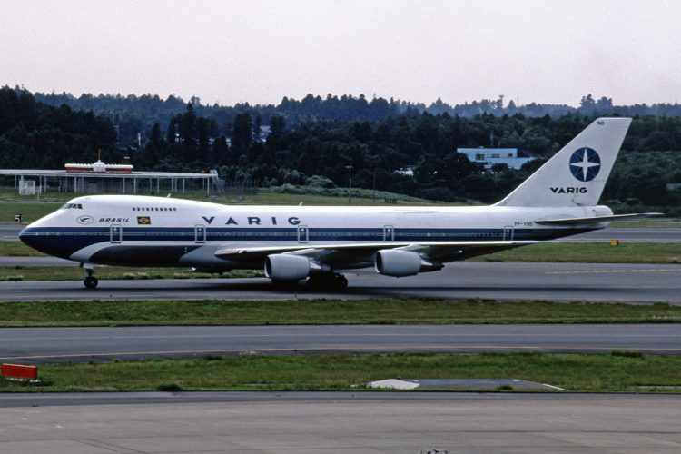 Boeing 747 da Varig: a pioneira dominou a aviação no Brasil a partir da década de 60 (Contri)