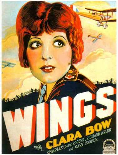 O filme Wings é considerado o primeiro vendedor do Oscar, em 1929