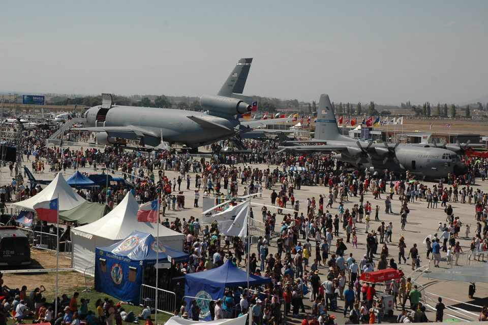 A FIDAE, no Chile, é o maior evento sobre aviação da América Latina (FIDAE)