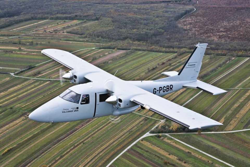 As aeronaves da linha P-68 são o principal produto da empresa italiana (Vulcanair)