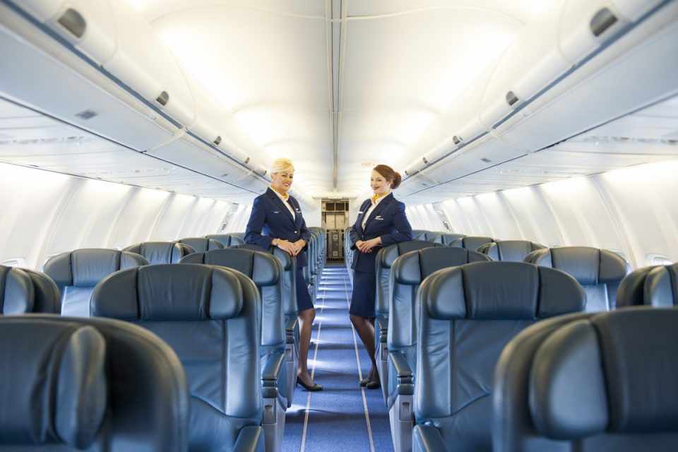 O 737 executivo da Ryanair possui 60 poltronas - o modelo convencional transporta até 144 passageiros (Ryanair)