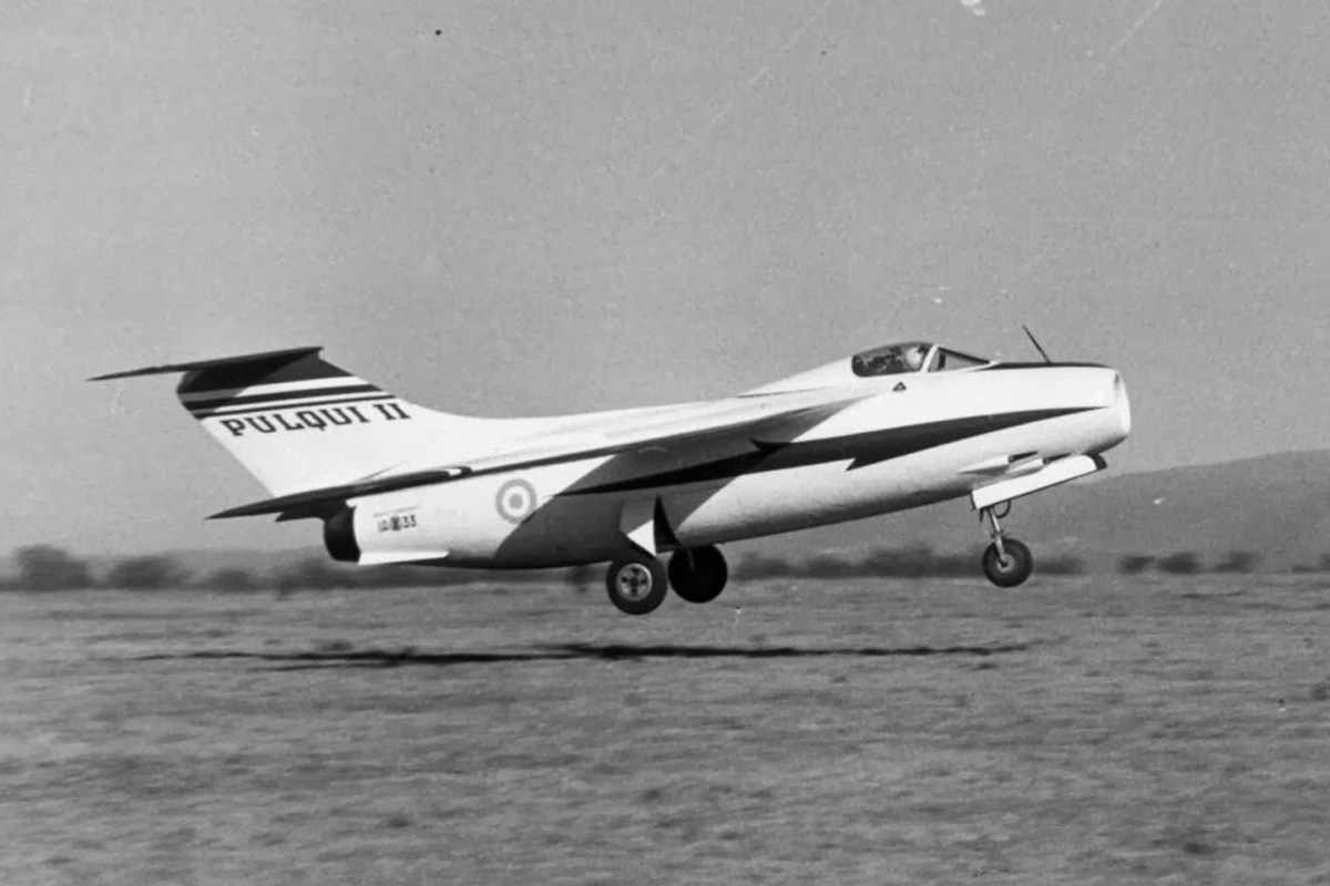O Pulqui II é até hoje o avião mais rápido produzido na Argentina: podia voar a 1.080 km/h (Domínio Público)