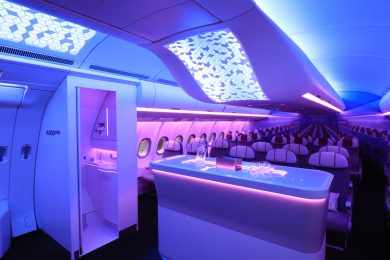 Cabine Airspace do A330neo da TAP