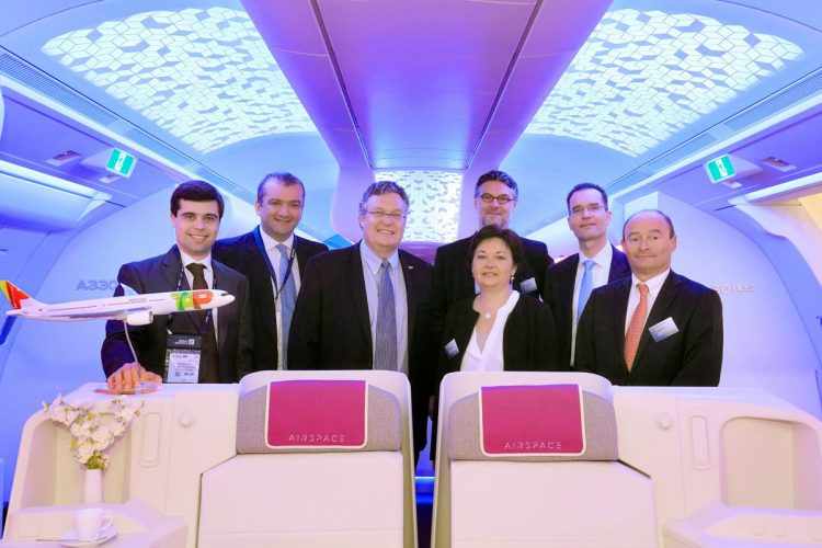 TAP é a primeira empresa a contratar a nova cabine Airspace, da Airbus