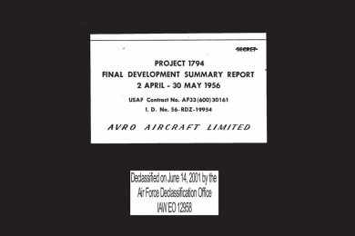 Documento secreto da força aérea foi tornado público em 2001