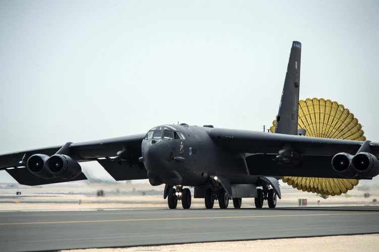 O B-36 foi substituído pelo B-52 no final dos anos 1950 (USAF)