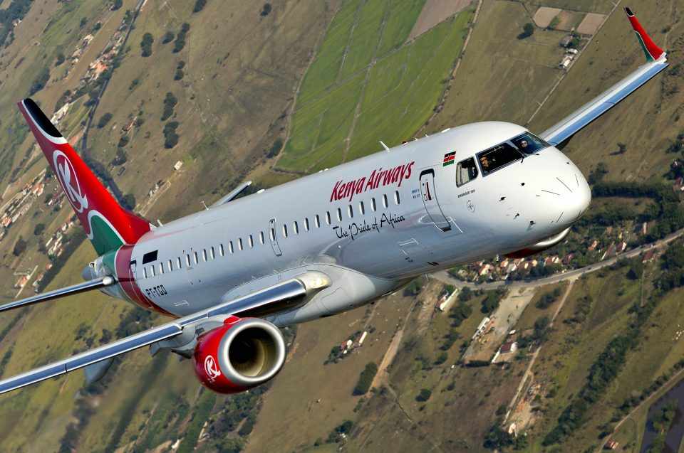 A Kenya Airways é dos clientes da Embraer na África (Divulgação)