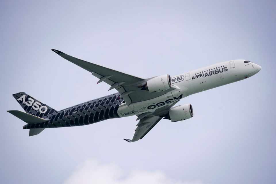 A versão executiva do A350 tem alcance de 20.000 km (Airbus)