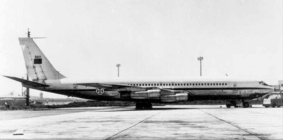 Portugal operou dois Boeing 707 durante a guerra na África (Domínio Público)