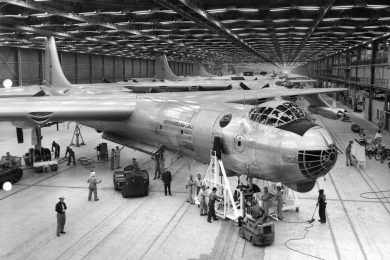 A Convair fabricou 384 unidades do B-36, entre 1946 e 1955 (Domínio Público)