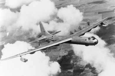 O B-36 podia alcançar a velocidade de 630 km/h (Domínio Público)