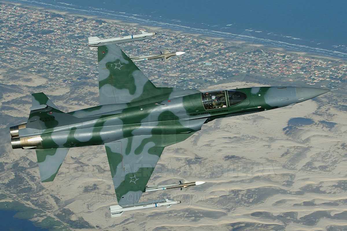Enquanto o Gripen NG não chega, o veterano F-5 continua sendo o principal caça do Brasil (FAB)