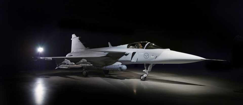 As primeiras unidades do Gripen NG chegam ao Brasil a partir de 2019 (SAAB)