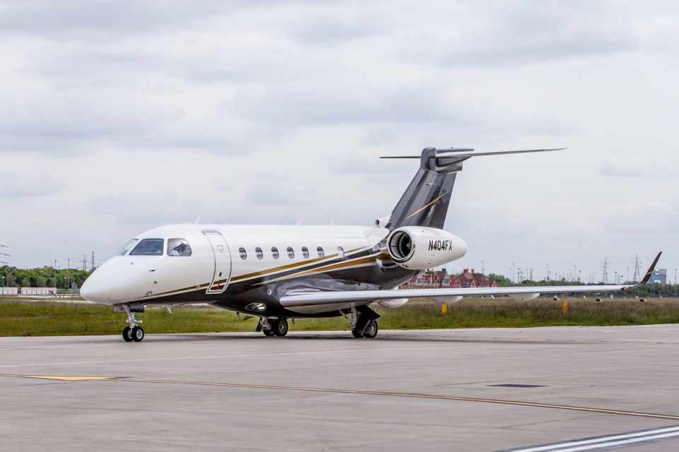 O Legacy 500 apresentado em Londres é o 1.000º jato executivo produzido pela Embraer (Embraer)