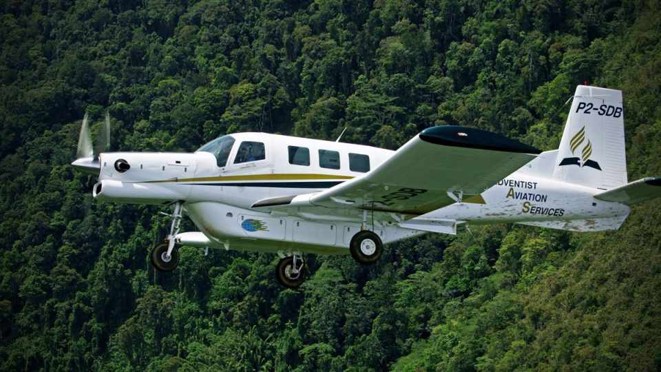 O P-750 pode alcançar a velocidade máxima de 315 km/h e permanecer voando por até 8 horas (Pacific Aerospace)