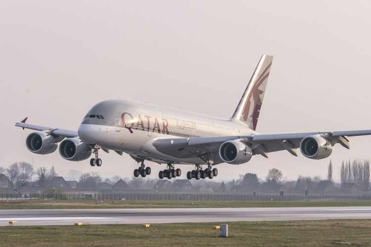 Airbus A380 da Qatar