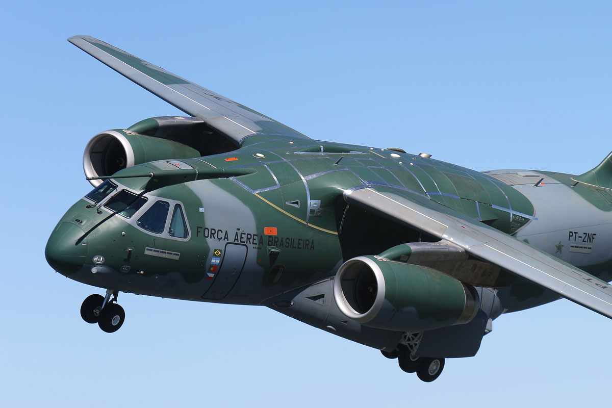 O Embraer KC-390 vai substituir os veteranos C-130 Hércules da FAB (Embraer)