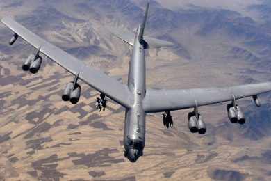 O B-52 continua em operação nos EUA mesmo após 60 anos de seu primeiro voo (USAF)