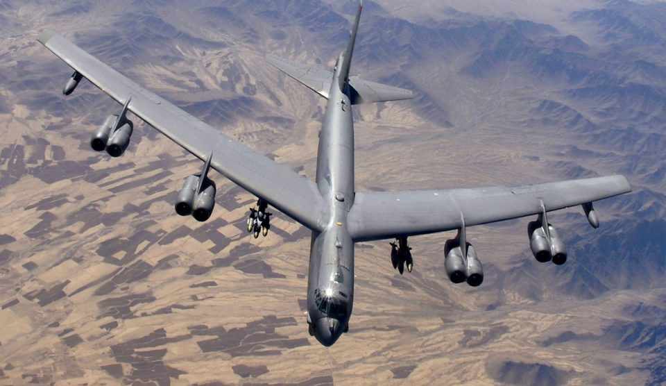 O B-52 continua em operação nos EUA mesmo após 60 anos de seu primeiro voo (USAF)
