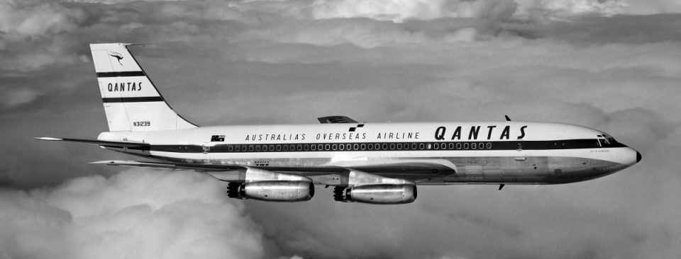 O 707 foi o primeiro jato comercial da Boeing; muitos ainda seguem voando (Domínio Público)