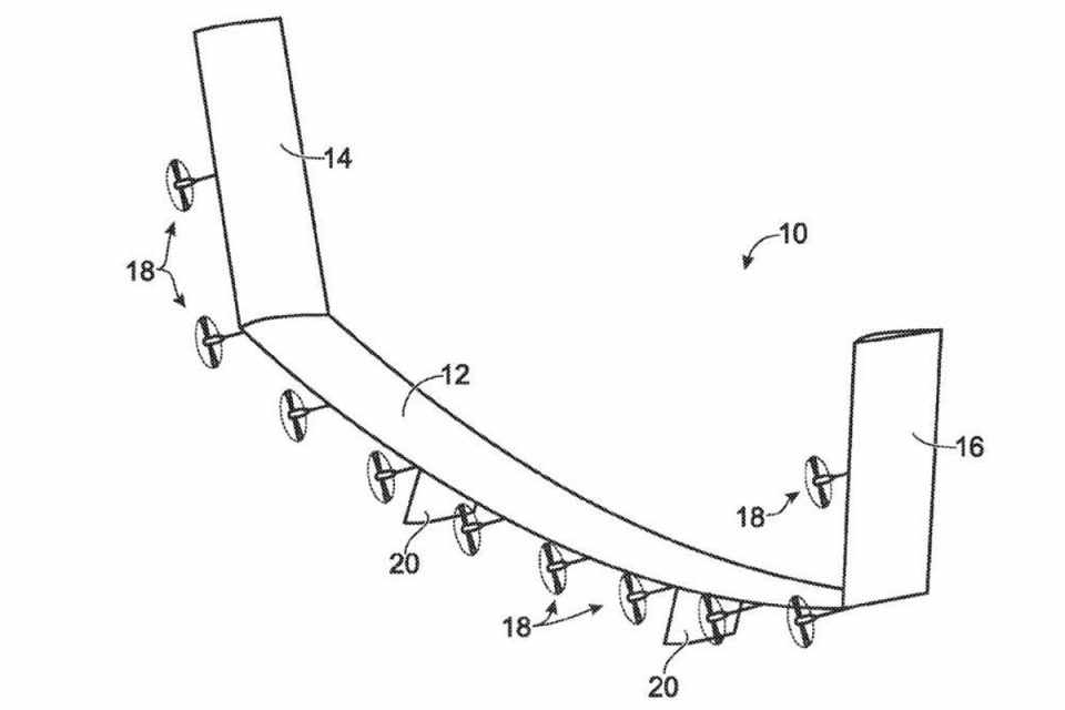 Será que a ideia da Boeing decola um dia? (US Patent & Trademark Office)