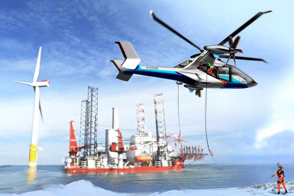 A Airbus espera atingir o mercado off-shore com seu novo projeto (Airbus Helicopters)