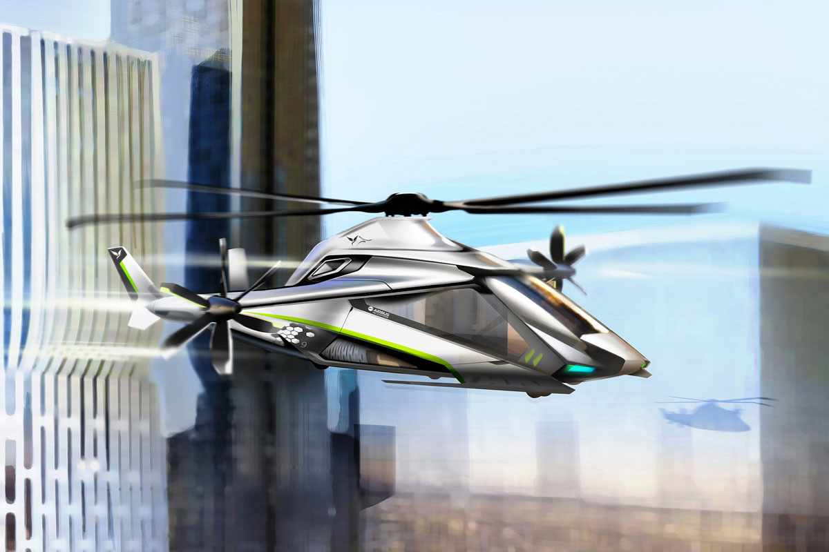 O novo helicóptero eco-eficiente da Airbus vai entrar em operação na próxima década (Airbus Helicopters)