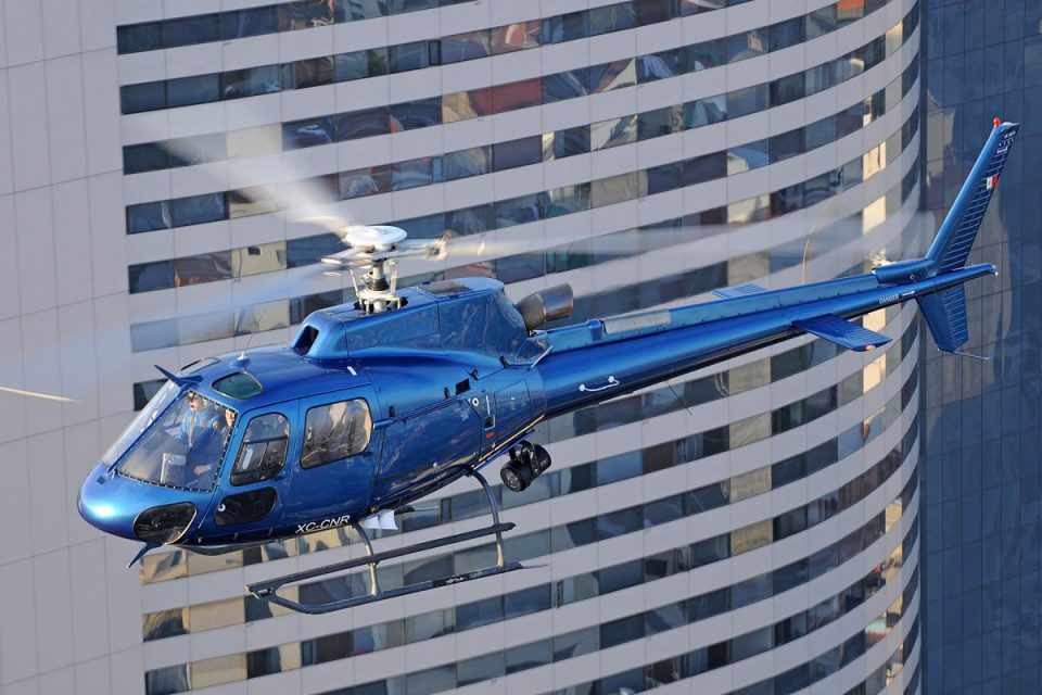 O UberCOPTER utiliza aeronaves da Airbus Helicopters (AIrbus)