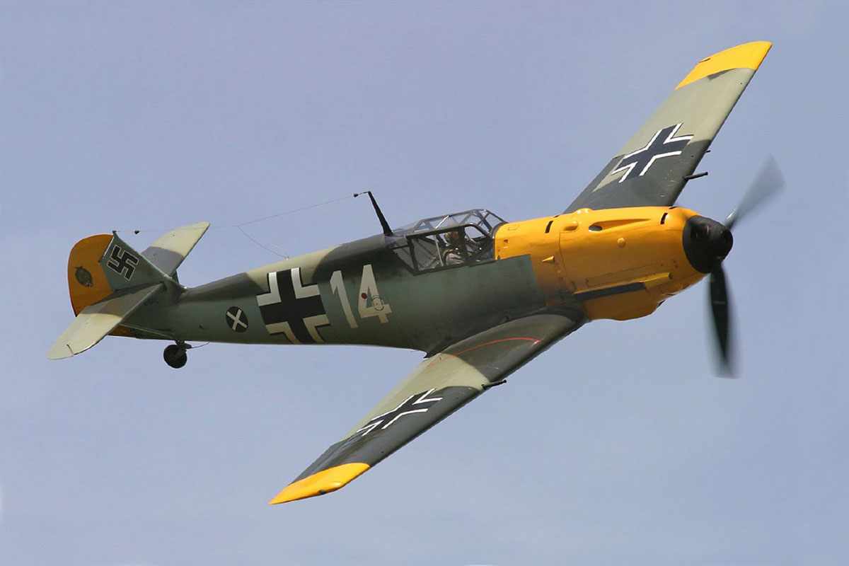 As primeiras ações de combate do Bf 109 aconteceram durante a Guerra Civil Espanhola, em 1936 (D. Miller)