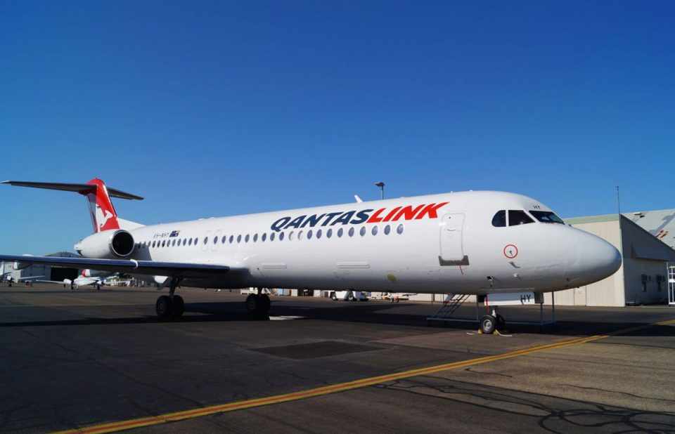 Os Fokker 100 ex-Avianca foram comprados pelo grupo australiano Qantas e seguem voando (Qantas)