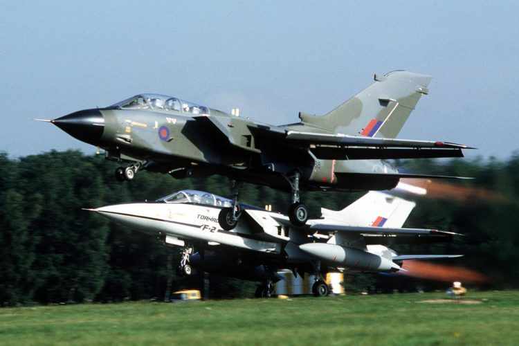 Protótipos do Tornado da Inglaterra na década de 1970