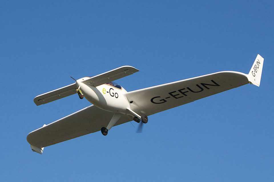 Design complexo: os grandes wingles nas asas funcionam como o leme da aeronave (e-Go Aeroplanes)