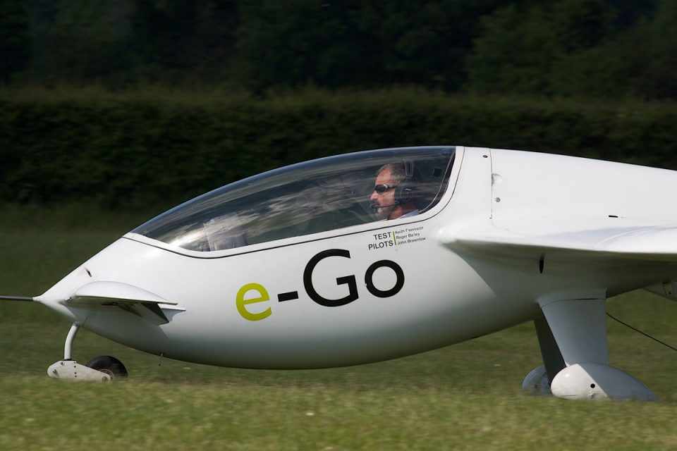 O e-Go SSDR pode decolar com peso máximo de 280 kg (e-Go Aeroplanes)