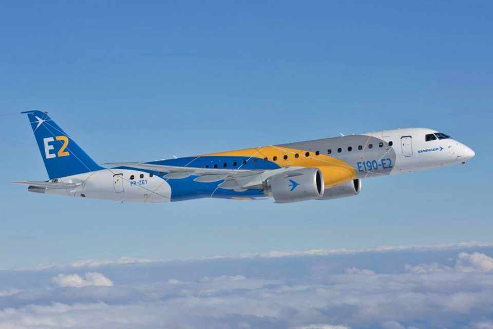 Embraer E190-E2 ainda não é presença confirmada