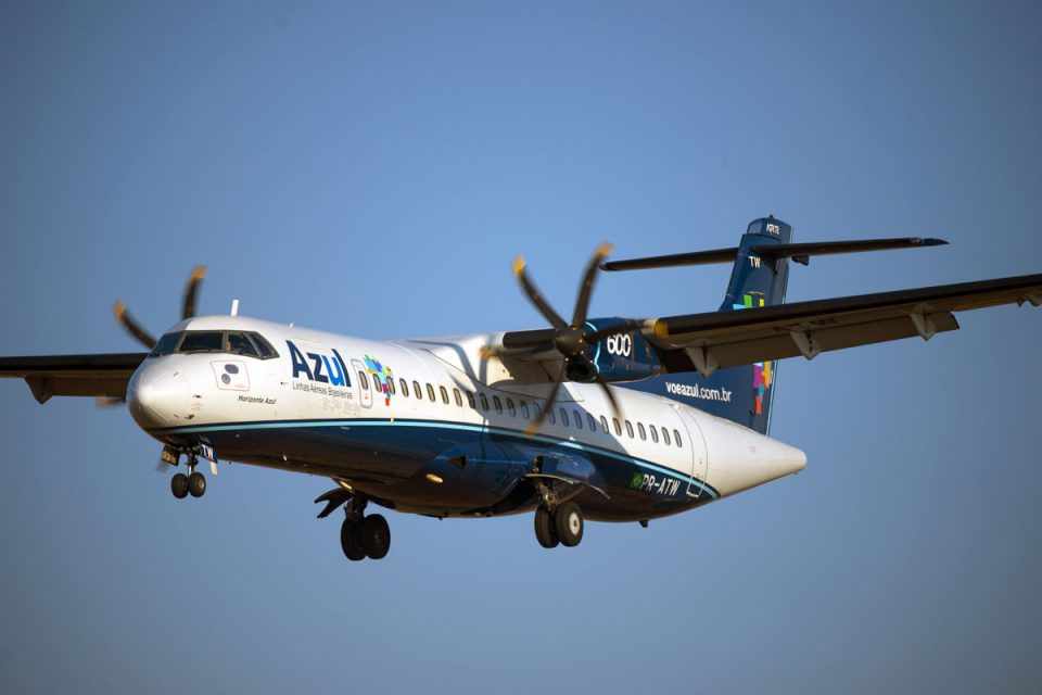 Os modelos da ATR são os turbo-hélices mais procurados pela aviação regional (Azul)