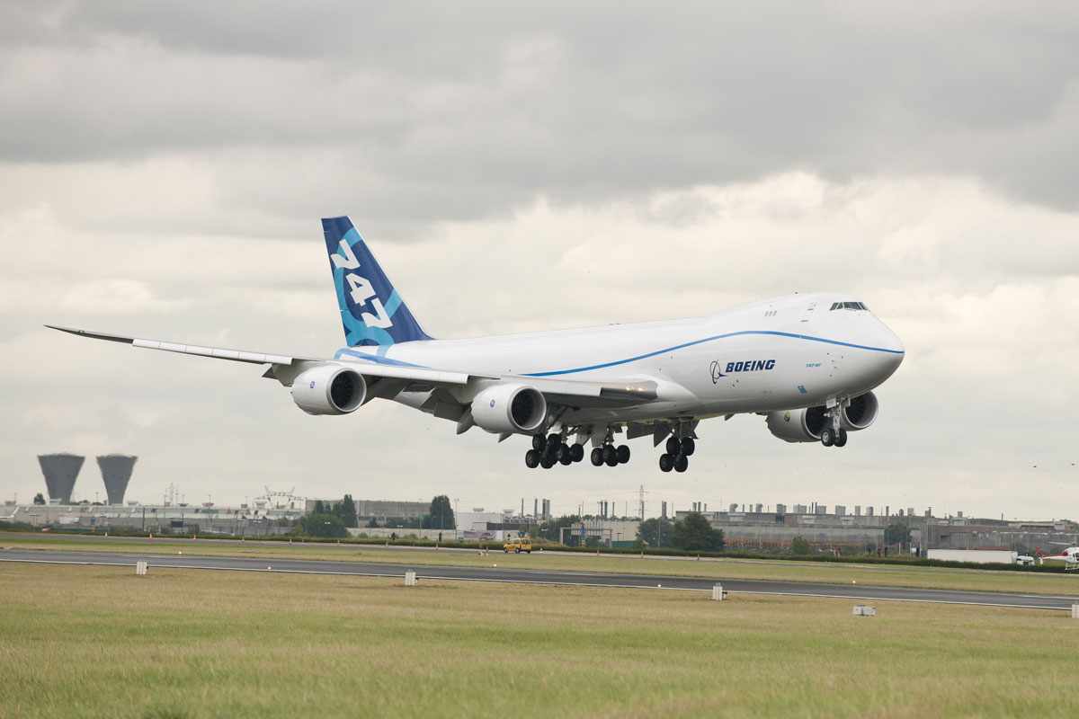 A Boeing está produzindo apenas "meio" 747-8 por mês, desde setembro de 2015 (Boeing)