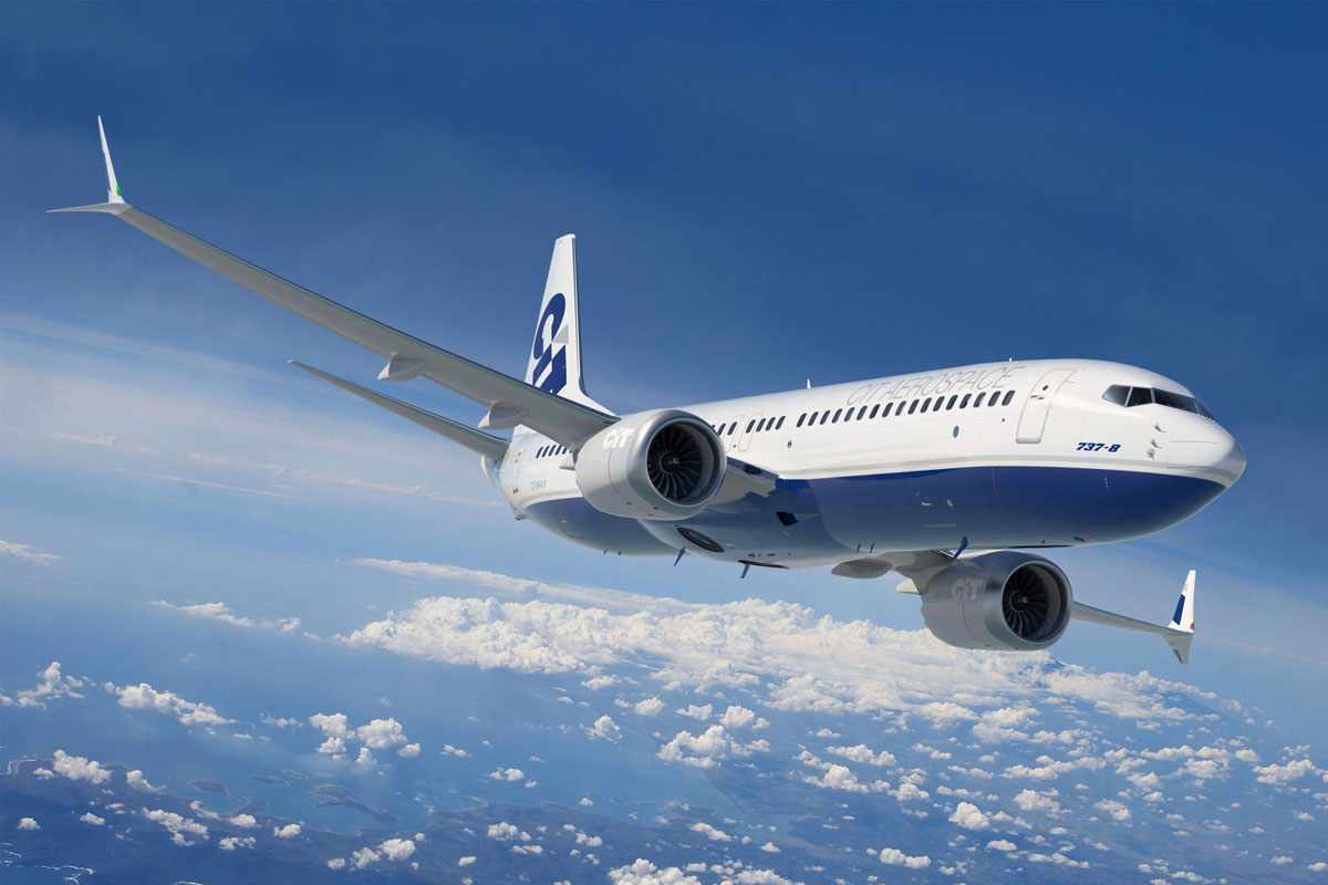 O 737 MAX foi o mais pedido em Farnborough, com mais de 100 encomendas (Boeing)