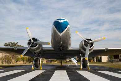 O DC-3 PP-ANU foi um dos primeiro modelos construídos pela Douglas, em 1936 (Divulgação)